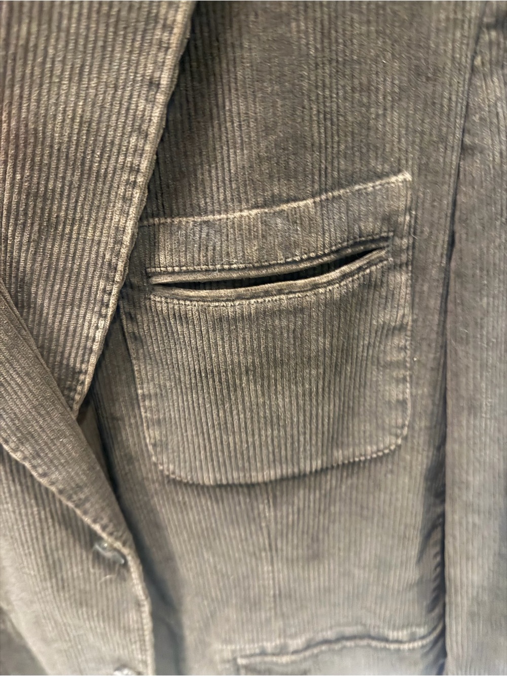 Men's Brown Corduroy Blazer Jacket - Picture 2 of 5